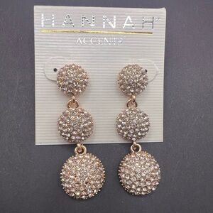 Hannah Gold and Silver Triple Drop Earrings